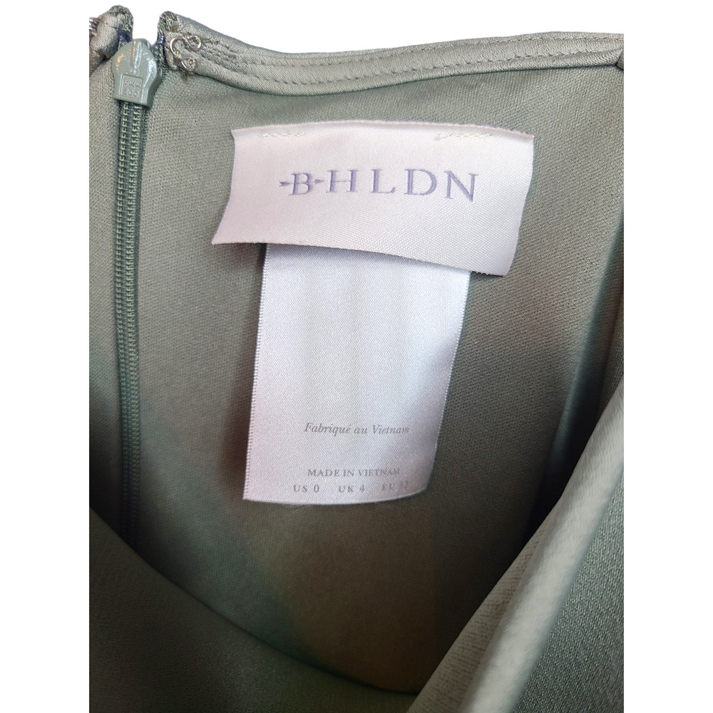 BHLDN Cali Satin Charmeuse Midi Dress US size 0 - Picture 4 of 8